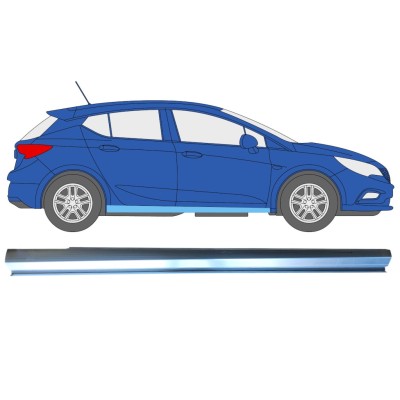 Reparatie dorpel onderste deel voor Opel Vauxhall Astra K 2015-2022 / Rechts 16624