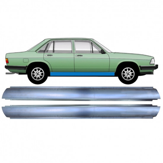 Reparatie dorpel voor Audi 100 C2 1976-1982 / Set 11734