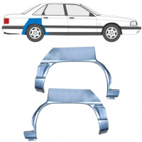 Reparatiepaneel achterspatbord voor Audi 100 C3 1982-1991 / Links + Rechts / Set 9993