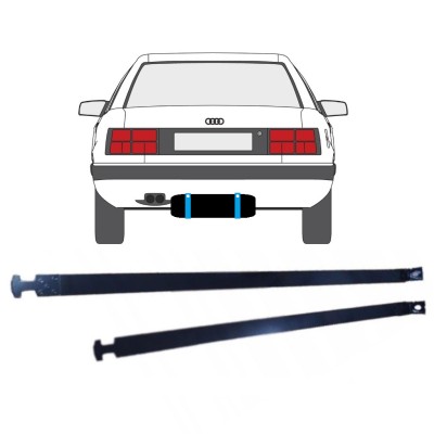 Brandstoftank klemmen voor Audi 100 C3 1982-1990 14955