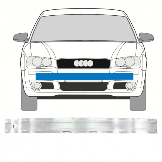 AUDI A3 03-12 VERSTERKING VOORBUMPER