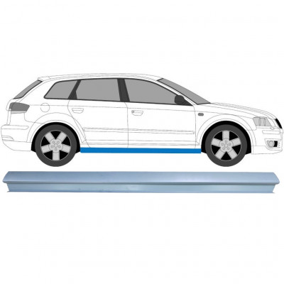 AUDI A3 8P 2003-2012 DORPEL REPARATIEPANEEL / LINKS = RECHTS