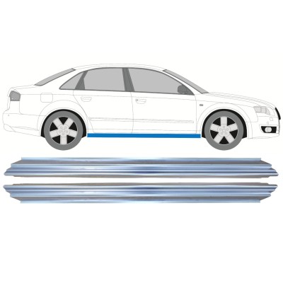 Reparatie dorpel voor Audi A4 B7 2004-2007 / Links + Rechts / Set 15176