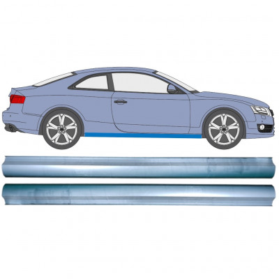 Reparatie dorpel voor Audi A5 S5 B8 2007-2016 / Links + Rechts / Links = Rechts (symmetrisch) / Set 12893