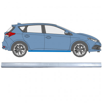 Reparatie dorpel voor Toyota Auris 2013-2018 Hb / Links = Rechts (symmetrisch) 12448