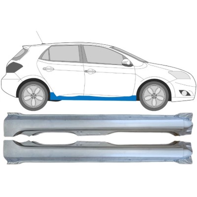 Volledige dorpel voor Toyota Auris 2007-2012 / Links + Rechts / Set 15091