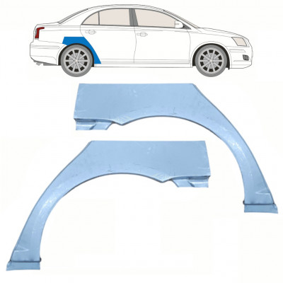 Reparatiepaneel achterspatbord voor Toyota Avensis 2003-2008 / Links + Rechts / Set 10062