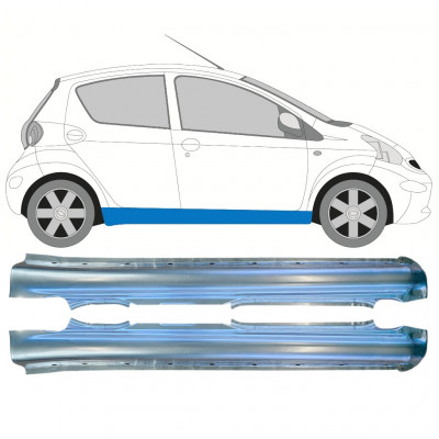 Reparatie dorpel voor Toyota Aygo 2005- / Set 11112