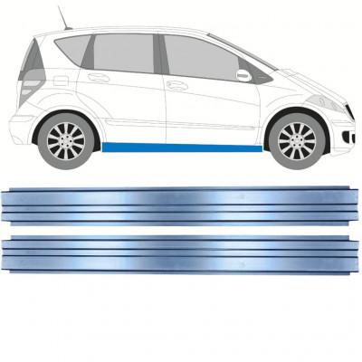 Binnenste reparatie dorpel voor Mercedes A-class 2004-2012 / Links = Rechts (symmetrisch) / Set 11155