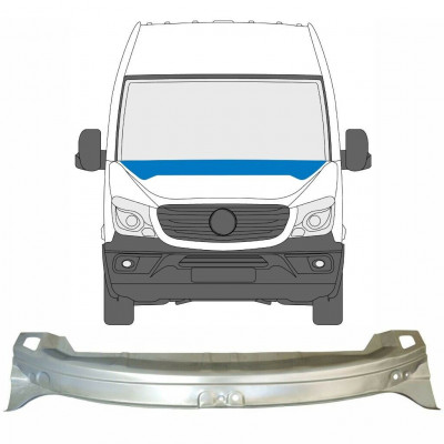 Reparatie paneel paravan voor Mercedes Sprinter 2006-2013 5980