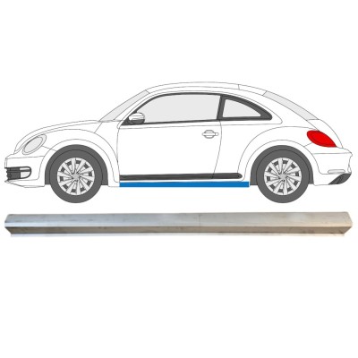 Reparatie dorpel onderste deel voor Volkswagen Beetle 2011-2019 / Links 15096