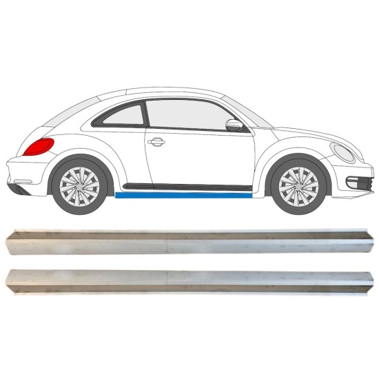 Reparatie dorpel onderste deel voor Volkswagen Beetle 2011-2019 / Links + Rechts / Set 15097