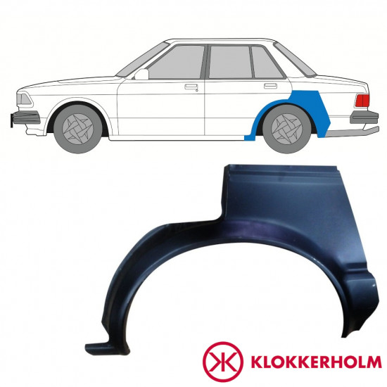 Reparatiepaneel achterspatbord voor Nissan Bluebird 1983-1990 / Links 10983