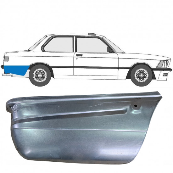 BMW 3 E21 1975-1984 2/4 DEUR ACHTERSPATBORD REPARATIEPANEEL / RECHTS