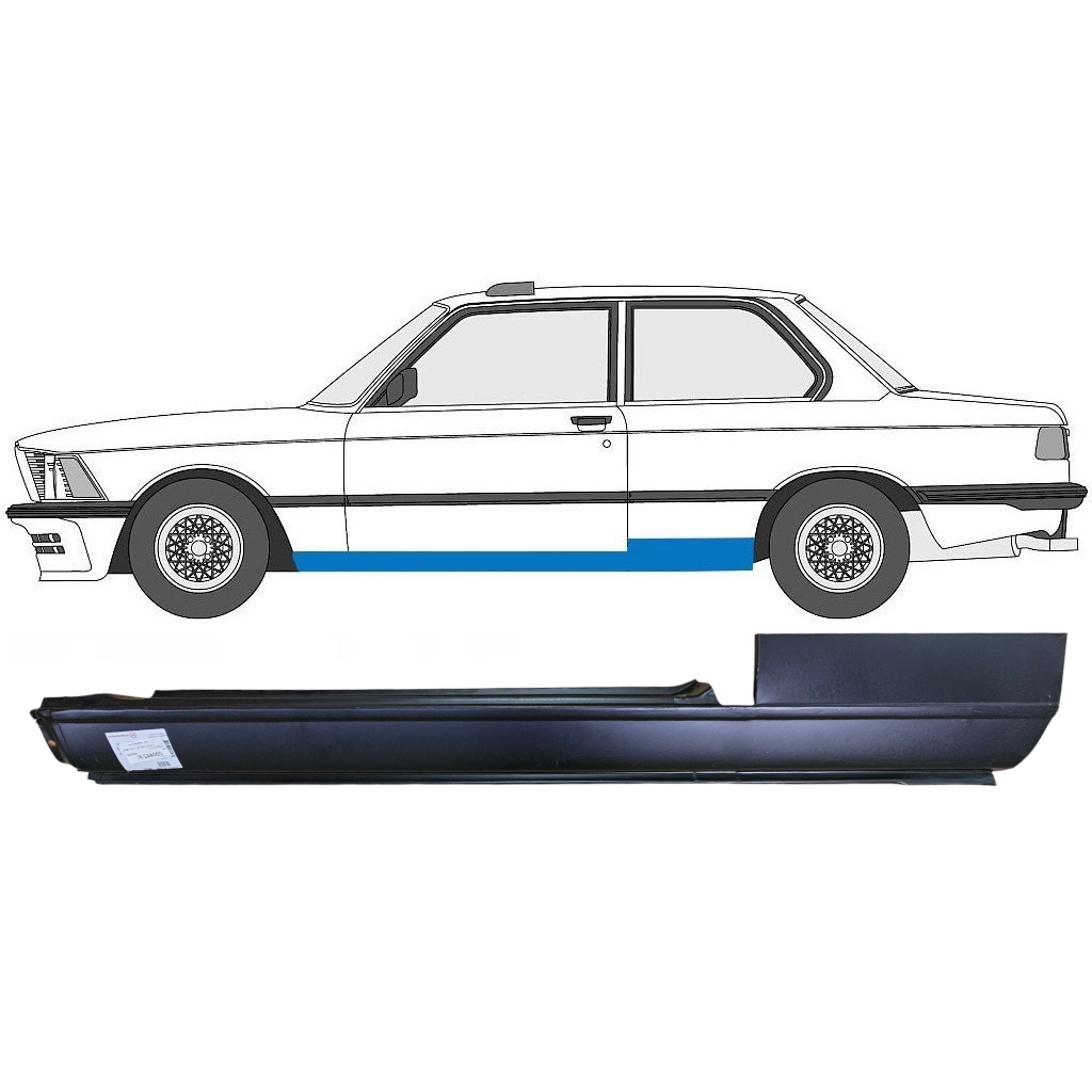 BMW 3 E21 1975-1984 2 DEUR VOL DORPEL REPARATIEPANEEL / PAAR