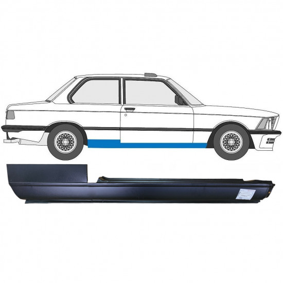 BMW 3 E21 1975-1984 2 DEUR VOL DORPEL REPARATIEPANEEL / RECHTS