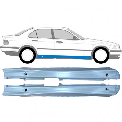 Volledige dorpel voor BMW 3 E36 1990-2000 / Links + Rechts / Set 6214