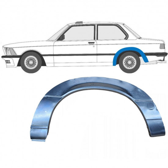 BMW 3 E21 1975-1984 2 DEUR WIELKAST REPARATIE PANEEL / LINKS