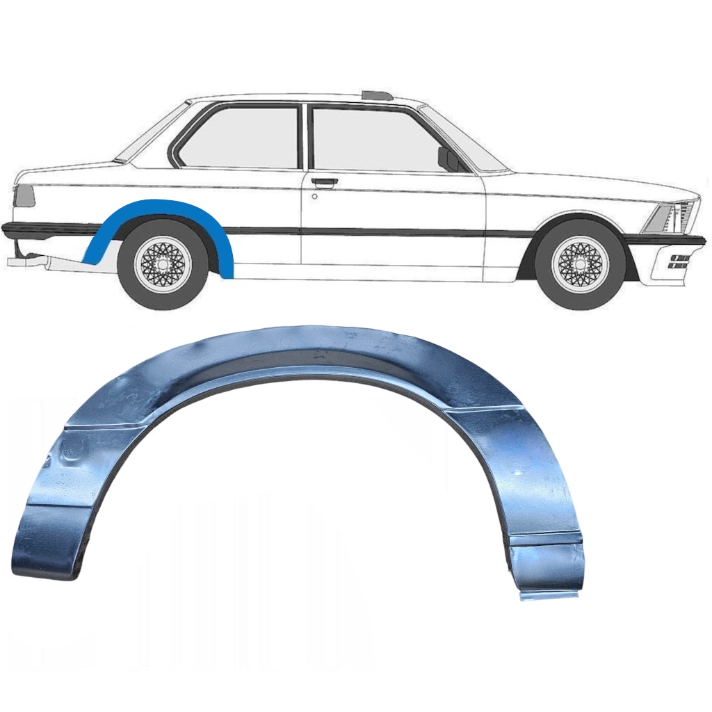 BMW 3 E21 1975-1984 2 DEUR WIELKAST REPARATIE PANEEL / RECHTS