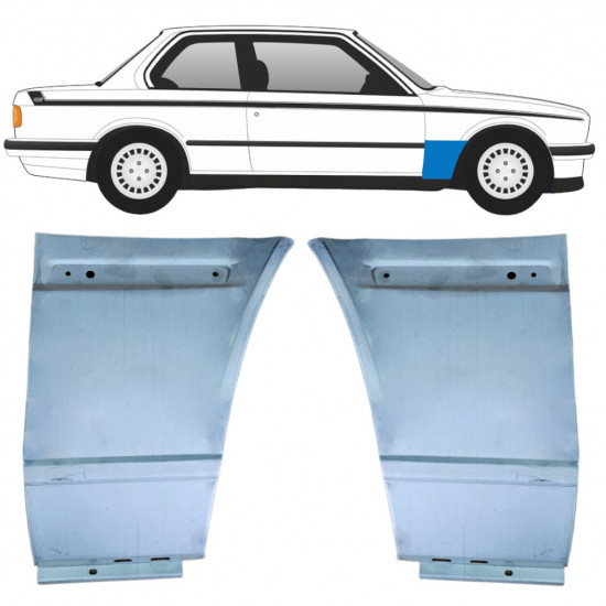 BMW 3 E30 1982-1994 REPARATIEPANEEL VOORVLEUGEL / SET