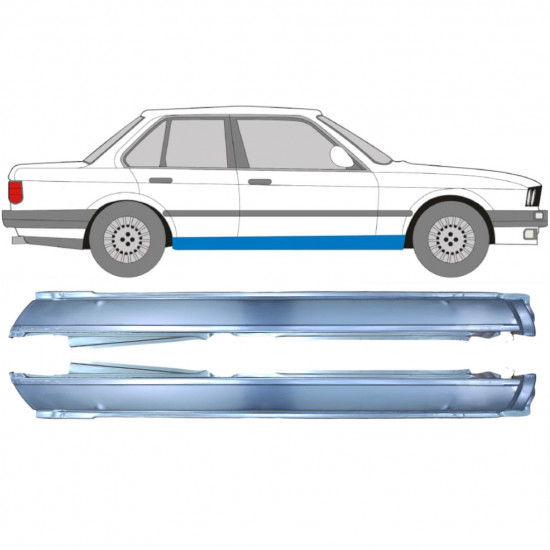BMW 3 E30 1982-1993 4 DEUR VOL DORPEL REPARATIEPANEEL / PAAR