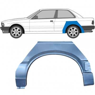 Reparatiepaneel achterspatbord voor BMW 3 E30 1987-1994 / Links 6384