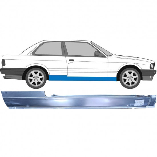 BMW 3 E30 1982-1994 2 DEUR VOL DORPEL REPARATIEPANEEL / RECHTS