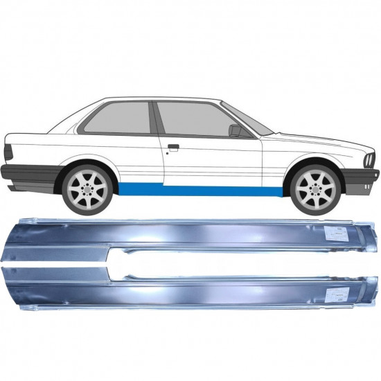 BMW 3 E30 1982-1994 2 DEUR VOL DORPEL REPARATIEPANEEL / PAAR
