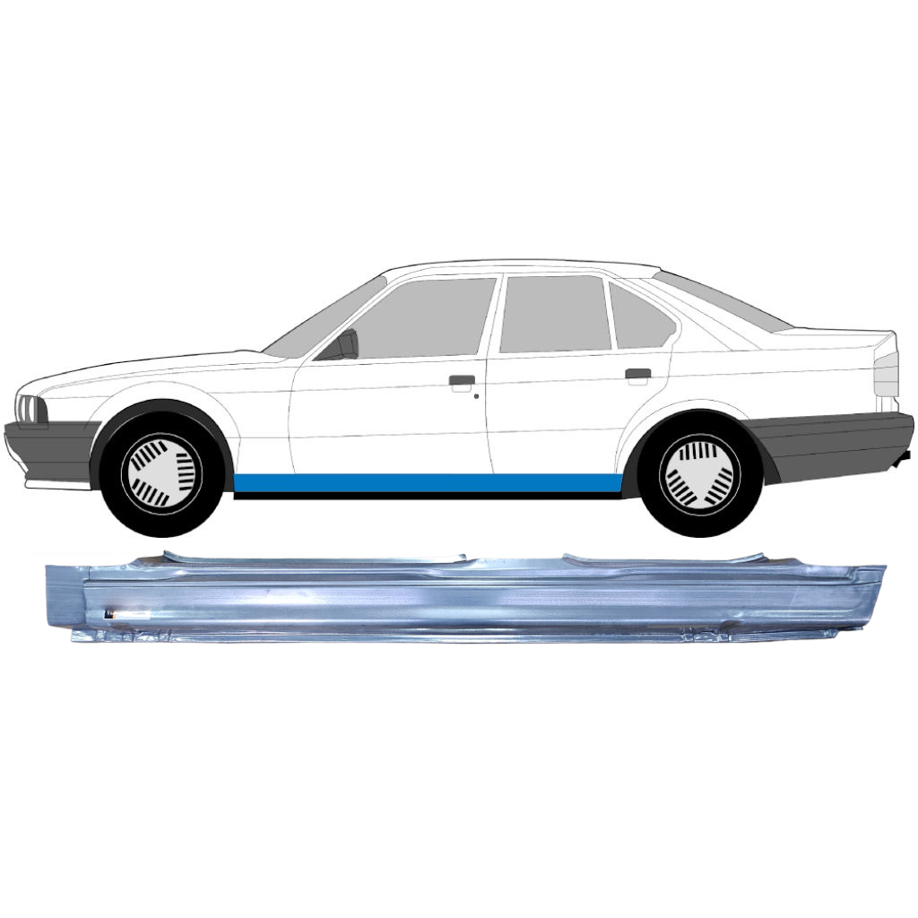 BMW 5 E34 1987-1996 SEDAN STATIONWAGEN VOL DORPEL REPARATIEPANEEL / PAAR
