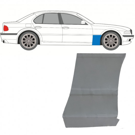 BMW 7 E38 1994-2001 REPARATIEPANEEL VOORVLEUGEL / RECHTS