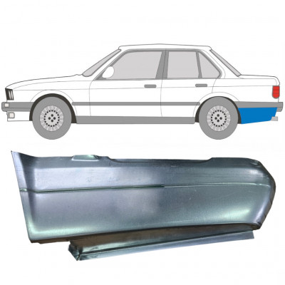 BMW 3 E30 1982-1987 2/4 DEUR ACHTERSPATBORD REPARATIEPANEEL / LINKS