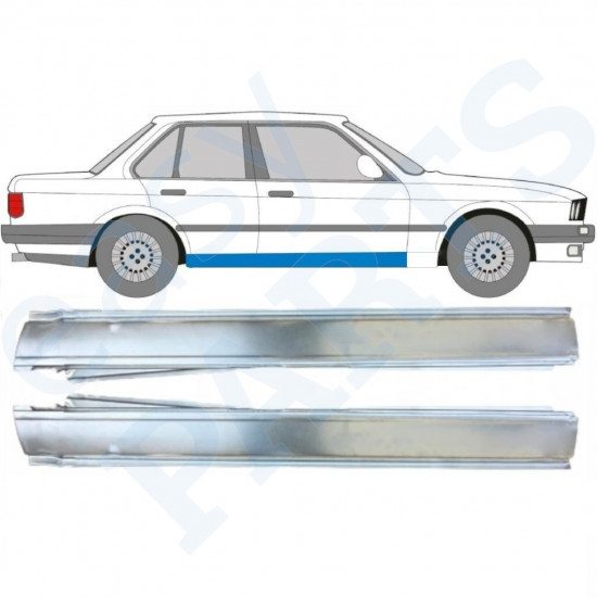 BMW 3 E30 1982-1994 4 DEUR VOL DORPEL REPARATIEPANEEL / SET