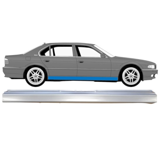 Reparatie dorpel voor BMW 7 E38 1994-2001 / Links = Rechts (symmetrisch) 14835 Reparatie dorpel voor BMW 7 E38 1994-2001 / Links = Rechts (symmetrisch) 14835