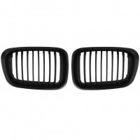 Zwarte grill voor BMW 3 E46 1998-2001 /  11128