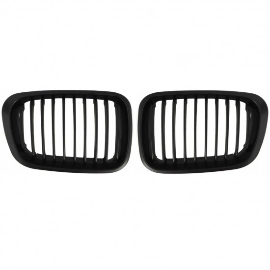 Zwarte grill voor BMW 3 E46 1998-2001 /  11128