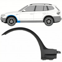 Spatbord sierlijst wielkast voor BMW X3 2003-2010 / Links 8342