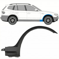 Spatbord sierlijst wielkast voor BMW X3 2003-2010 / Rechts 8341