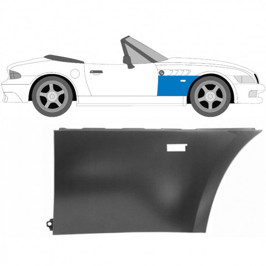 Voorste spatbord voor BMW Z3 1995-2003 / Rechts / COUPE / ROADSTER 6460