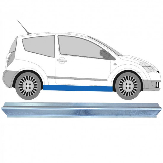 CITROEN C2 2003-2009 DORPEL REPARATIEPANEEL / RECHTS = LINKS