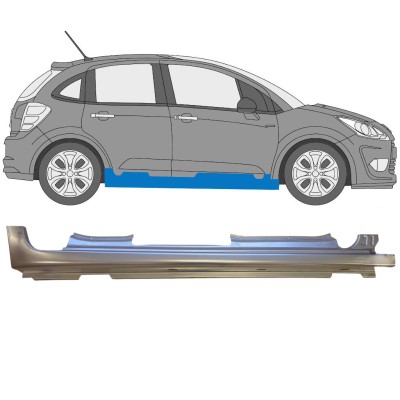 Volledige dorpel voor Citroen C3 2009-2016 / Rechts 14635