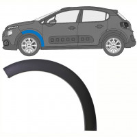 Spatbord sierlijst wielkast voor Citroen C3 2016- / Links 8725