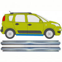 Reparatie dorpel voor Citroen C3 Picasso 2008- / Links = Rechts (symmetrisch) / Set 10301