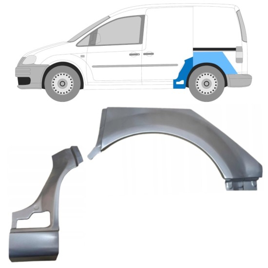 Reparatiepaneel set voor Volkswagen Caddy 2004-2020 / Links / 15167