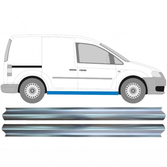 Reparatie dorpel voor VW Caddy 2004-2015 / Links = Rechts (symmetrisch) / Set 10485