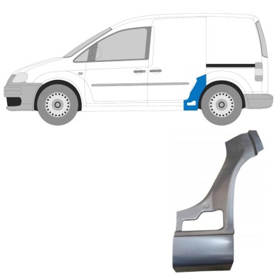 Reparatiepaneel achterspatbord voor Volkswagen Caddy 2004-2020 / Links 15163