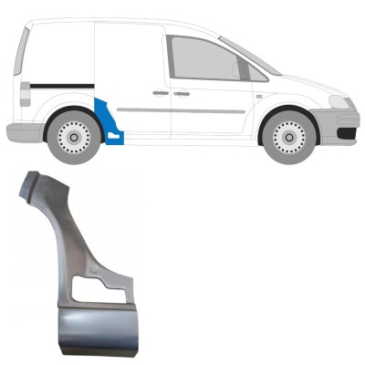 Reparatiepaneel achterspatbord voor Volkswagen Caddy 2004-2020 / Rechts 15162