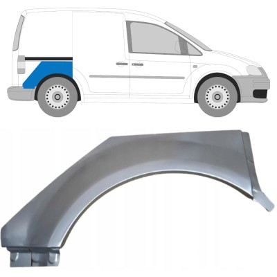 Reparatiepaneel achterspatbord voor Volkswagen Caddy 2004-2020 / Rechts 15160