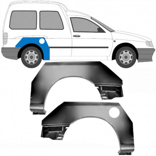 VW CADDY SEAT INCA 1995-2004 WIELKAST REPARATIE PANEEL / SET