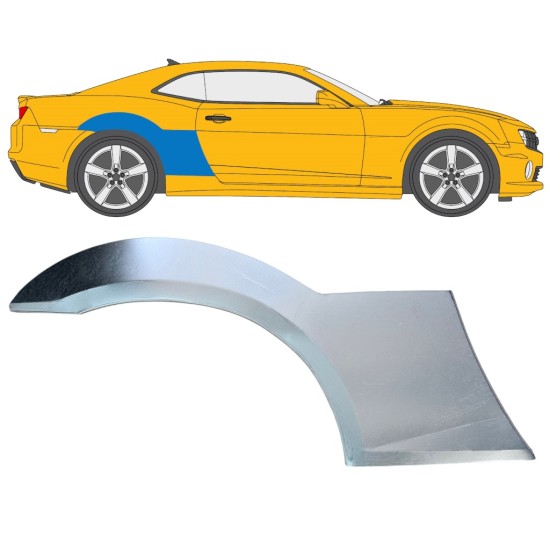 Reparatiepaneel achterspatbord voor Chevrolet Camaro 2009-2015 / Rechts 16331