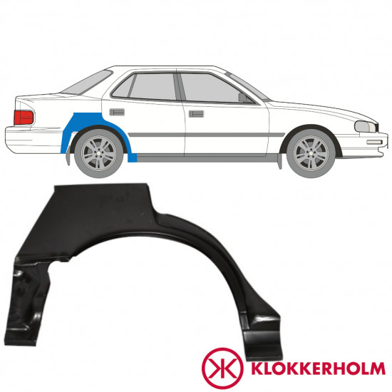 Reparatiepaneel achterspatbord voor Toyota Camry 1991-1996 / Rechts 10997